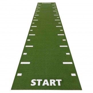 Sztuczna trawa w rolce z nadrukiem START/FINISH