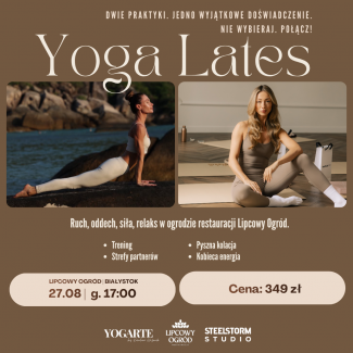 Bilet- Event Joga Lates w Lipcowym Ogrodzie 27.08.2026
