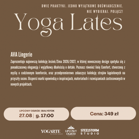 Bilet- Event Joga Lates w Lipcowym Ogrodzie 27.08.2026