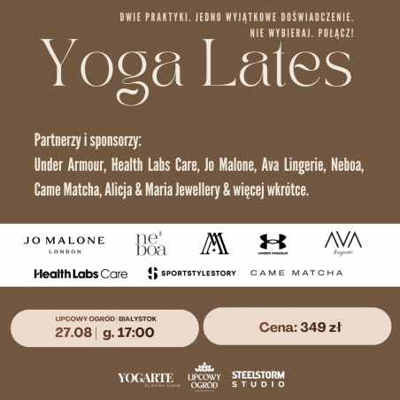Bilet- Event Joga Lates w Lipcowym Ogrodzie 27.08.2026